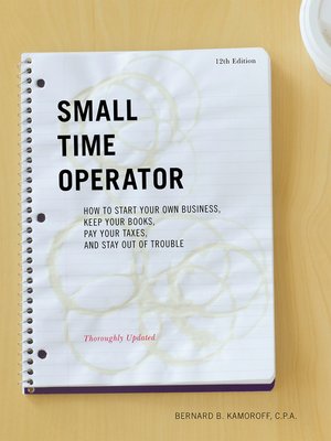 cover image of Small Time Operator